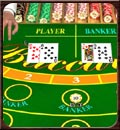 jouer au jeu de carte baccarat!