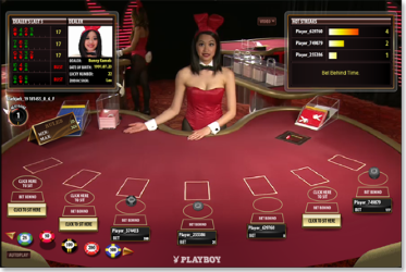 table de jeux live avec croupier